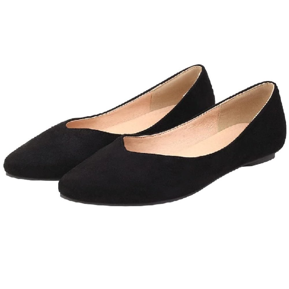 NEW! Trendenzy Women's SIZE 11 Pointed Toe Ballet Flat Zebra Ballerina Shoes
